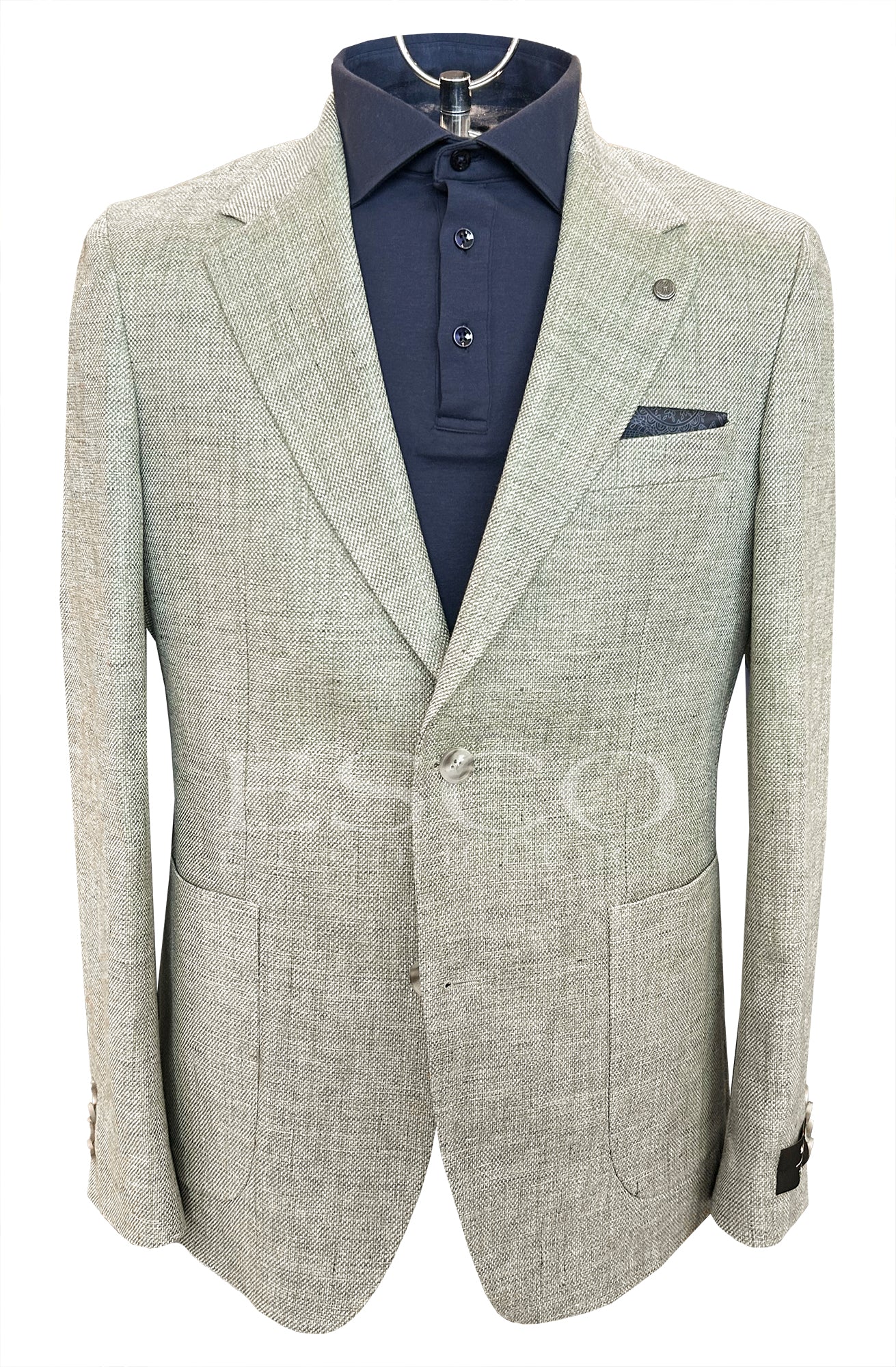 (新品未使用)Boyfriend Linen Jacket　36 HORST LINEN JACKET- Pistachio – ESCO CLOTHIERS