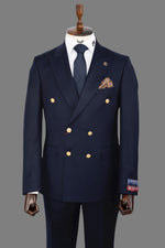 DELMONT 2 PIECE SUIT- DOUBLE BREASTED