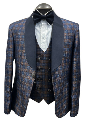 QUESSTE CEREMONIA KID'S 3-PIECE TUXEDO