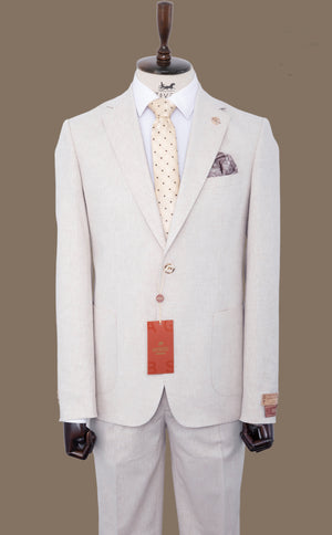 AGIBOSS 2 PIECE SUIT- LINEN