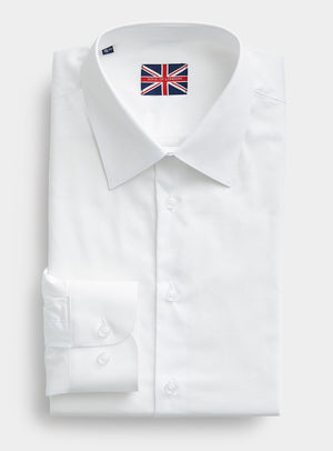 SOUL OF LONDON DRESS SHIRT- WHITE