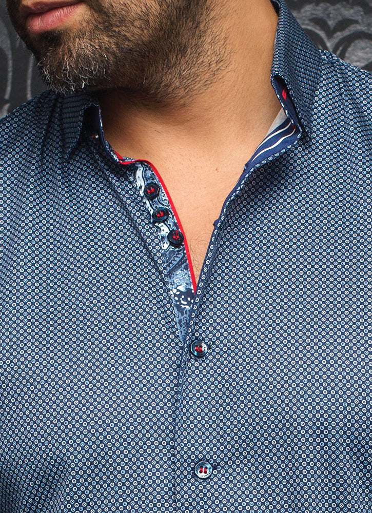 AU NOIR SHIRT- BLONDEL DARK BLUE