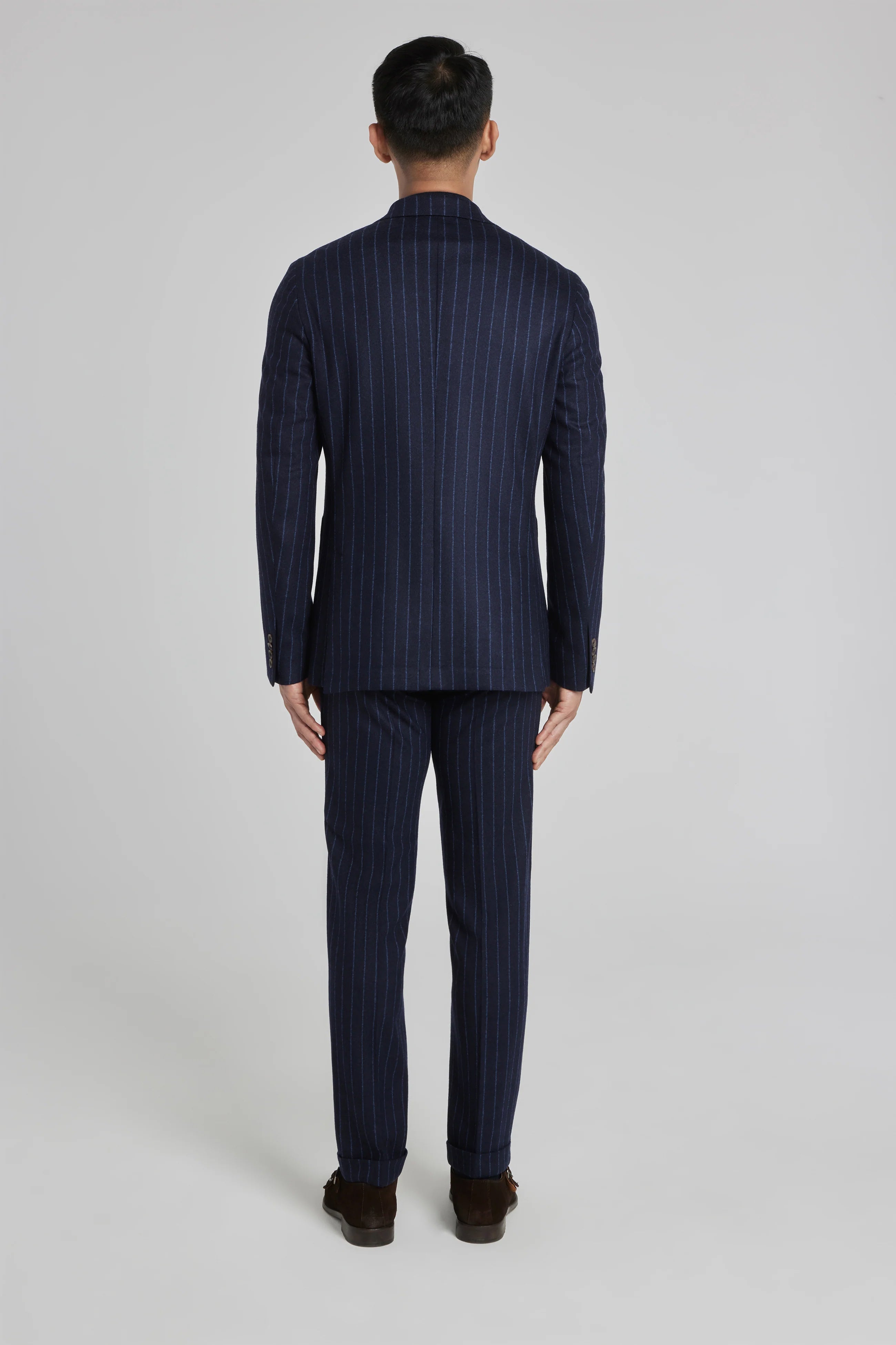 JACK VICTOR CHALK STRIPE DOUBLE BREASTED SUIT – ESCO CLOTHIERS