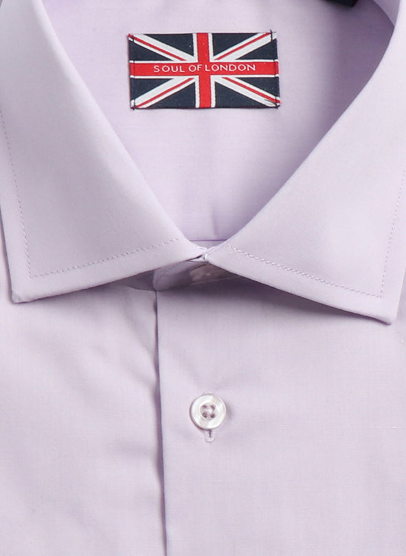 SOUL OF LONDON DRESS SHIRT- LILAC