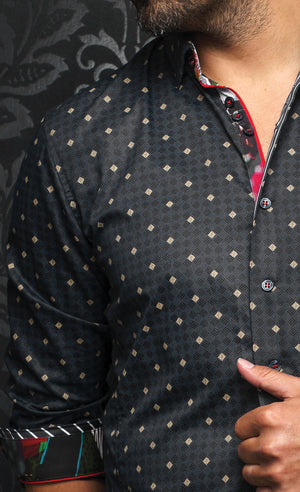 AU NOIR SHIRT- GIANFRANCO BLACK/GOLD