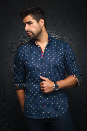AU NOIR SHIRT- GIANFRANCO NAVY