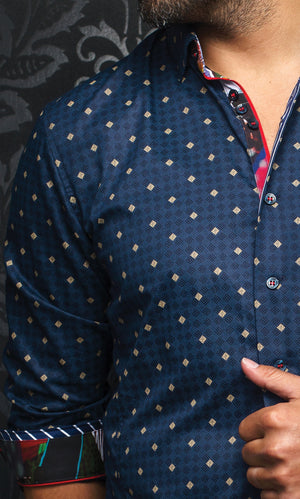 AU NOIR SHIRT- GIANFRANCO NAVY