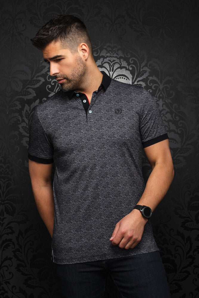 AU NOIR POLO SHIRT- JALISCO BLACK/WHITE