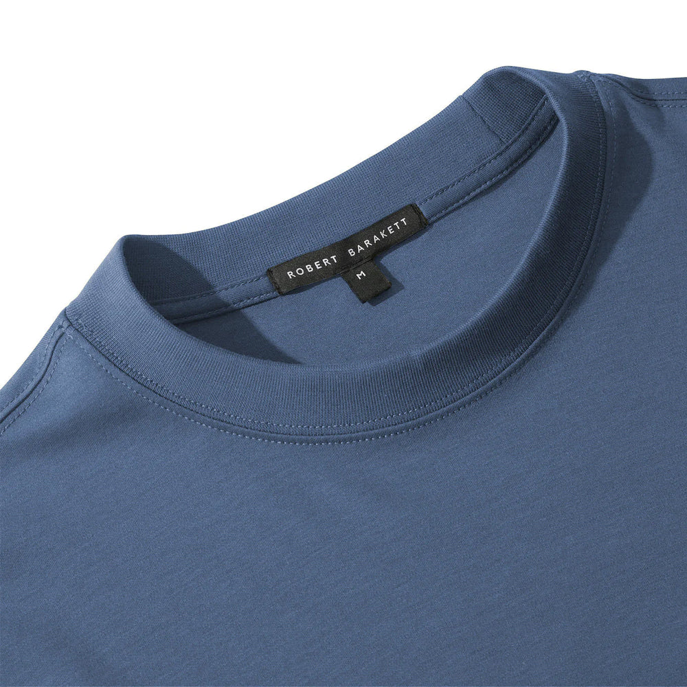 ROBERT BARAKETT HIGH CREW NECK- VINTANGE BLUE