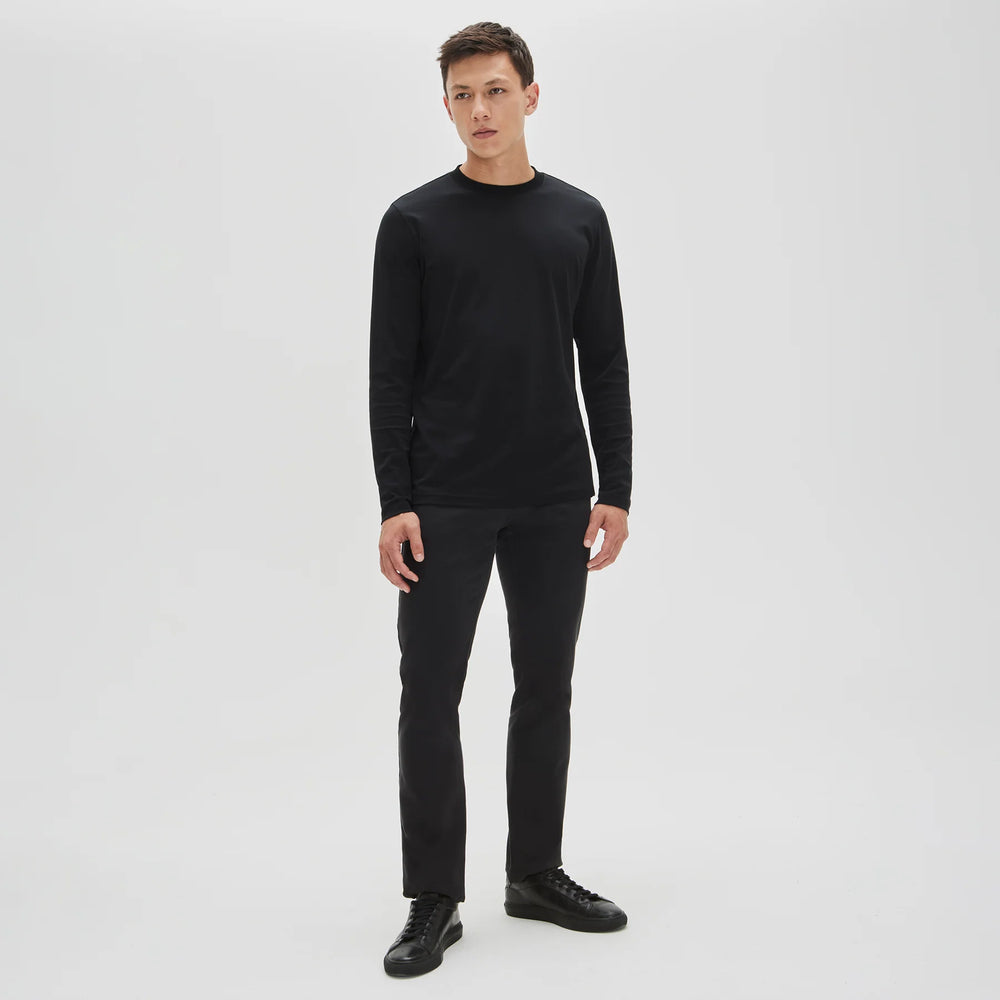 ROBERT BARAKETT HIGH CREW NECK- BLACK