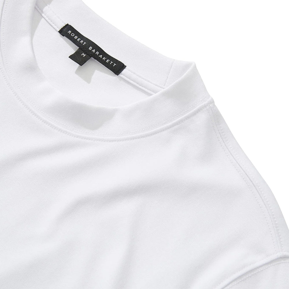 ROBERT BARAKETT HIGH CREW NECK- WHITE