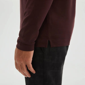 ROBERT BARAKETT HIGH CREW NECK- SONOMA RED