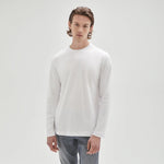 ROBERT BARAKETT HIGH CREW NECK- WHITE