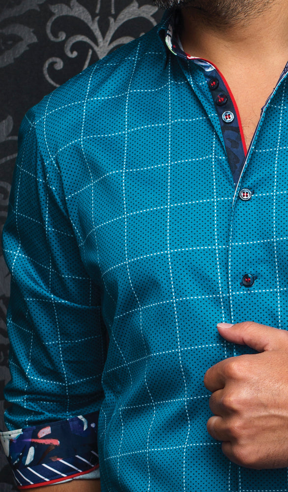 AU NOIR SHIRT- ROVNO TEAL