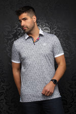 AU NOIR POLO SHIRT- SEGUIN WHITE/BLACK