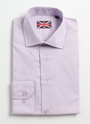 SOUL OF LONDON DRESS SHIRT- LILAC