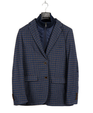 SOUL OF LONDON REMOVABLE BIB FLANNEL JACKET