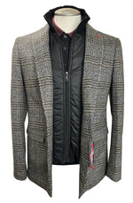 SOUL OF LONDON REMOVABLE BIB FLANNEL JACKET