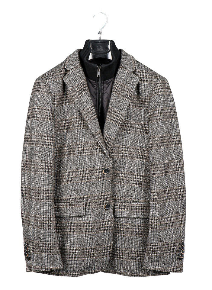 SOUL OF LONDON REMOVABLE BIB FLANNEL JACKET