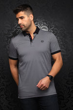 AU NOIR POLO SHIRT- SYROS BLACK