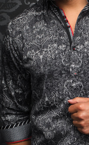 AU NOIR SHIRT- WAKE BLACK