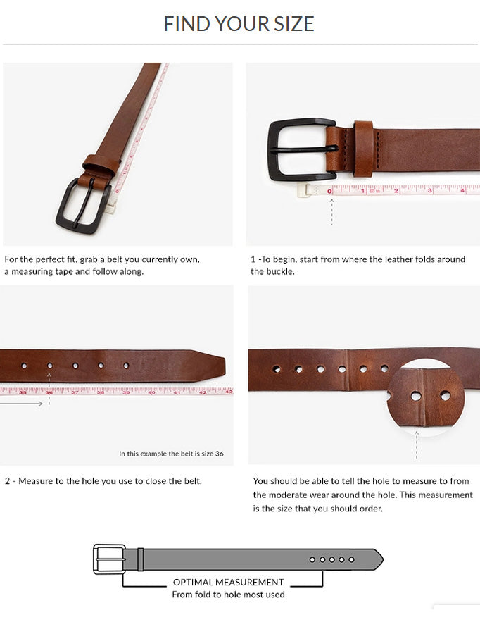 BRAVE LEATHER BELT