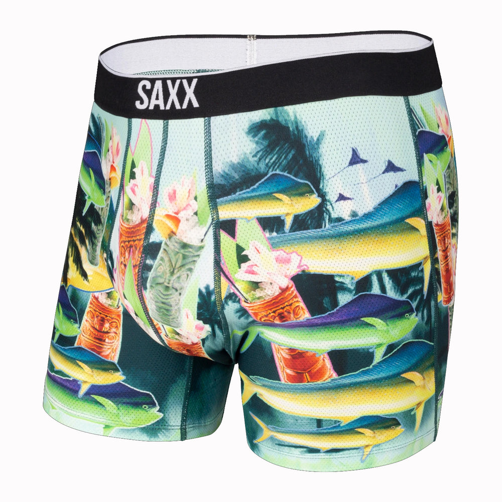 SAXX VOLT BOXER BRIEF-BLUE DORADO PARTY