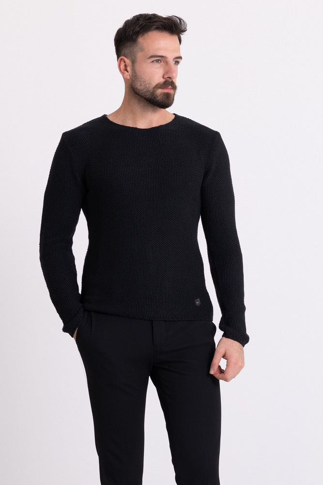 MCR MEN'S SWEATER- BLACK