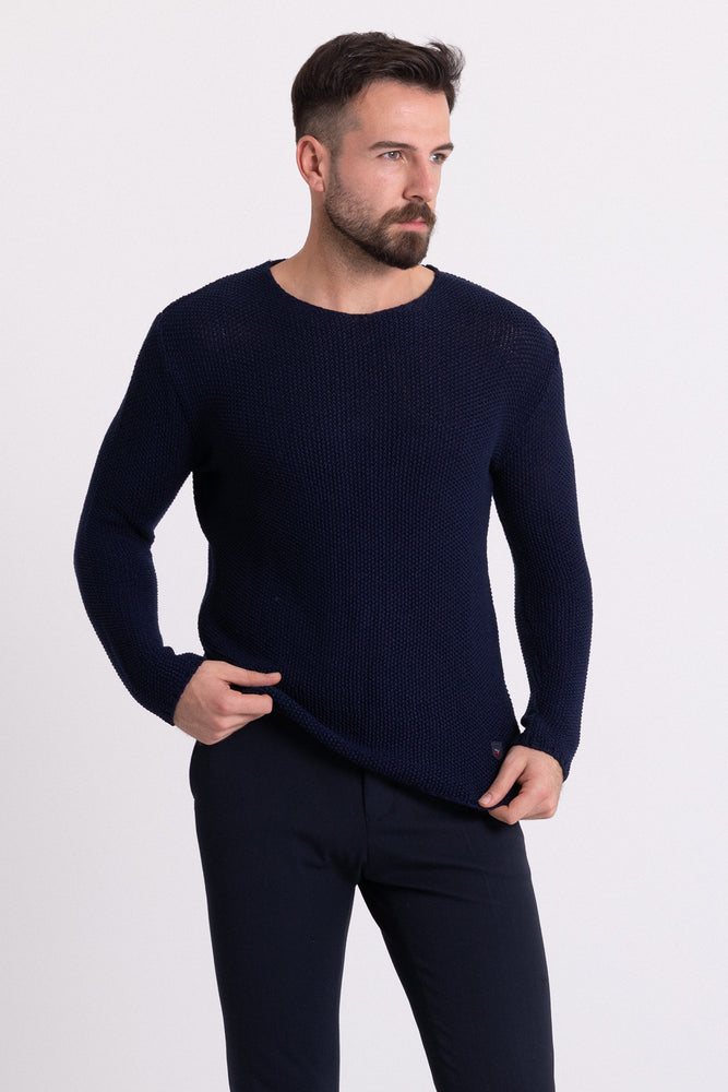 MCR MEN'S SWEATER- DARK BLUE