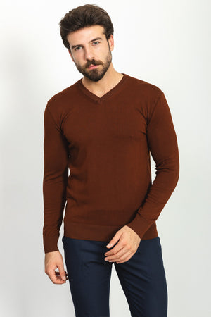 MCR MEN'S V-NECK SWEATER- TILE