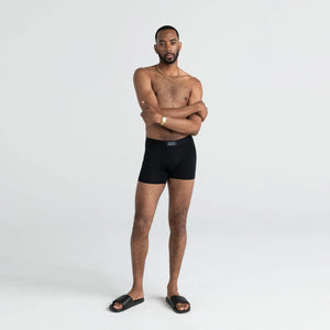 SAXX VIBE BOXER BRIEF- BLACK/BLACK
