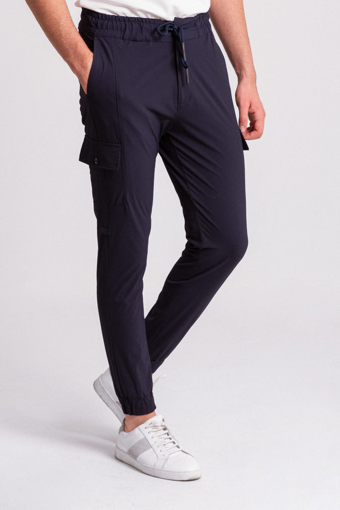 Navy jogging pants sale
