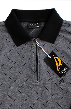 TRE VELLA LONG SLEEVE POLO SHIRT