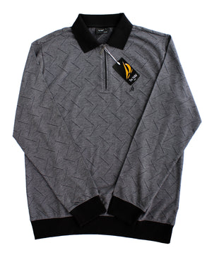 TRE VELLA LONG SLEEVE POLO SHIRT