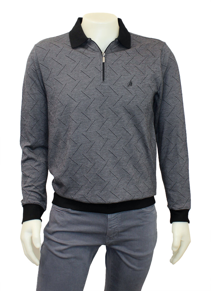 TRE VELLA LONG SLEEVE POLO SHIRT