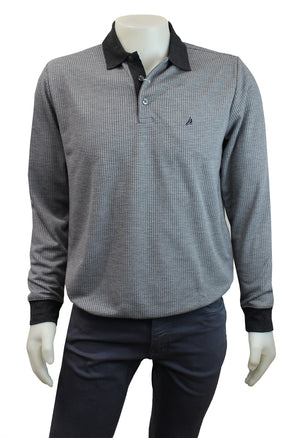 TRE VELLA LONG SLEEVE POLO SHIRT