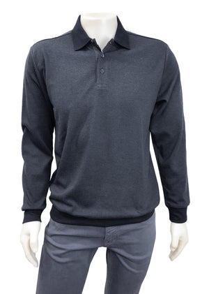 TRE VELLA LONG SLEEVE POLO SHIRT