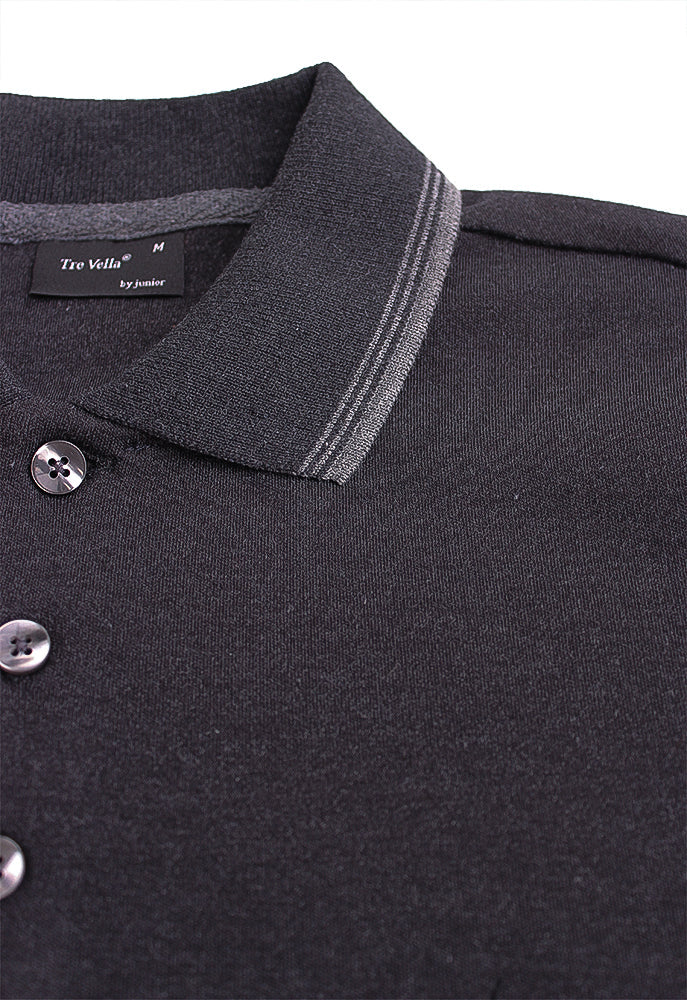 TRE VELLA LONG SLEEVE POLO SHIRT