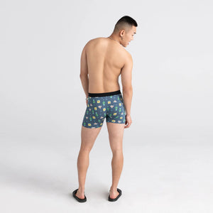 SAXX ULTRA BOXER BRIEF-NAUTICAL NIGHTCAP BLUE