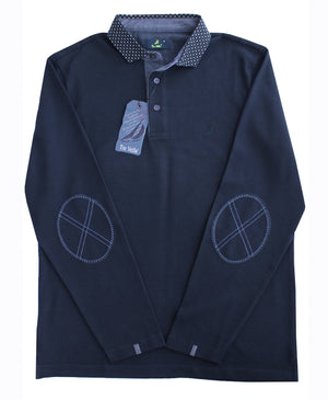 TRE VELLA LONG SLEEVE POLO SHIRT