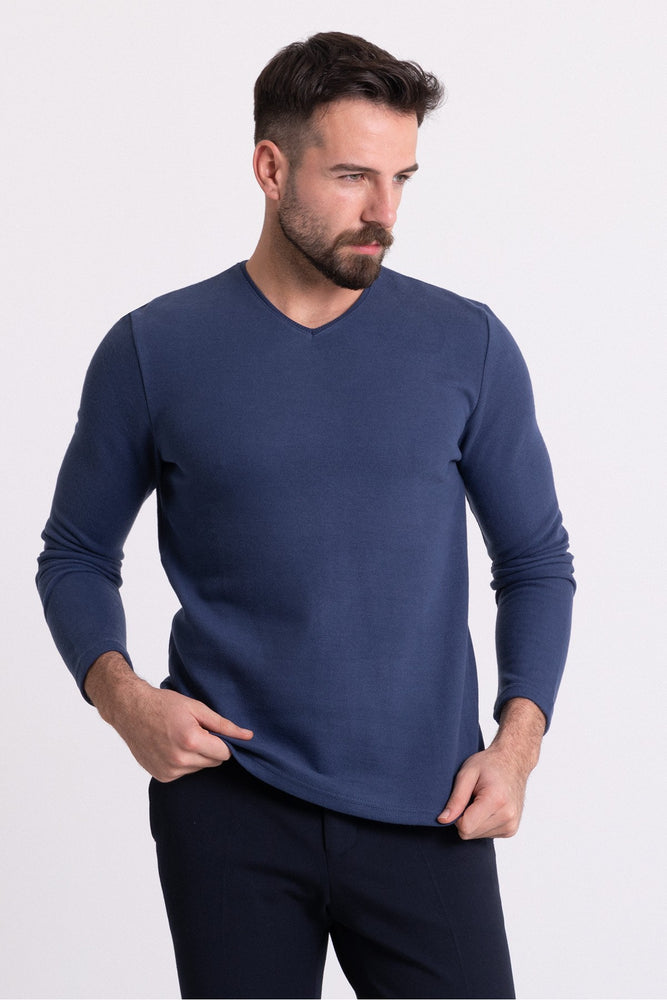 MCR MEN'S SWEATER- INDIGO