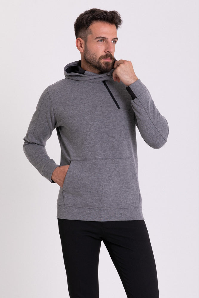 MCR MEN'S HOODED SWEATSHIRT- GREY