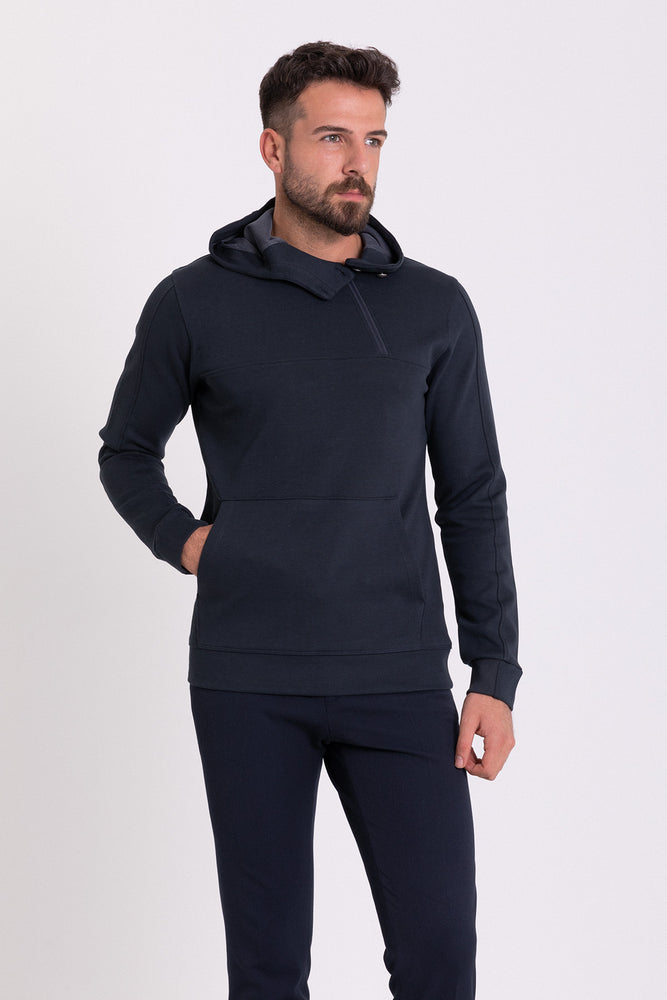 MCR MEN'S HOODED SWEATSHIRT- NAVY