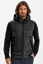 ZIVER HOODED WINTER JACKET- BLACK