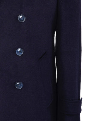 ZIVER COAT- NAVY