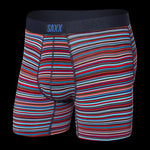 SAXX VIBE BOXER BRIEF-BLUE VIBRANT STRIPE