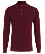 LIAM DANIEL POLO SHIRT- BURGUNDY