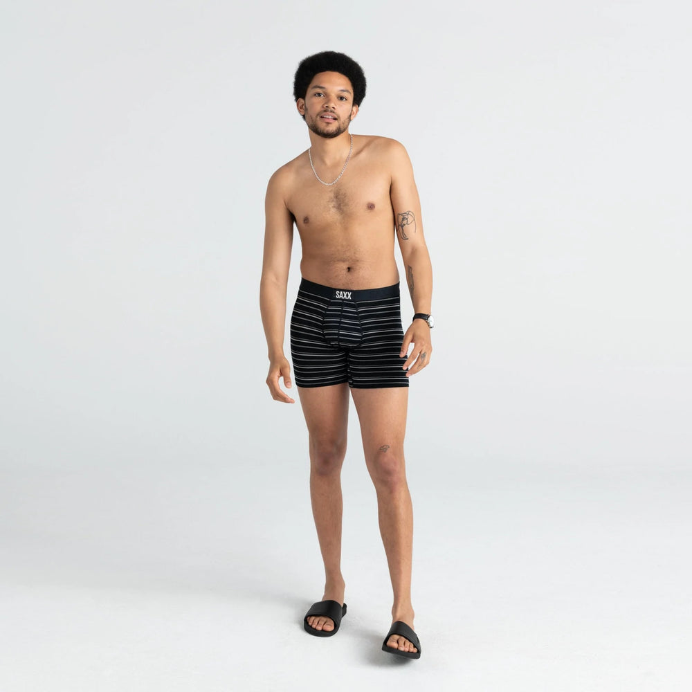 SAXX VIBE BOXER BRIEF-BLACK COAST STRIPE