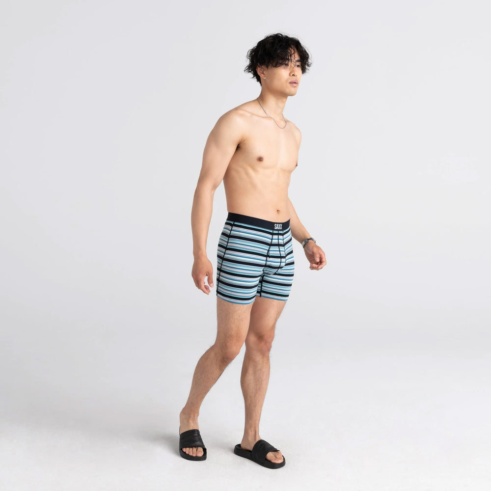 SAXX ULTRA BOXER BRIEF-DESERT STRIPE BLUE
