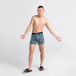 SAXX ULTRA BOXER BRIEF-NAUTICAL NIGHTCAP BLUE